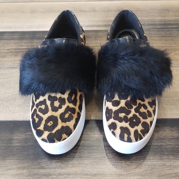 MICHAEL Michael Kors Shoes - MICHAEL KORS RABBIT FUR SNEAKERS